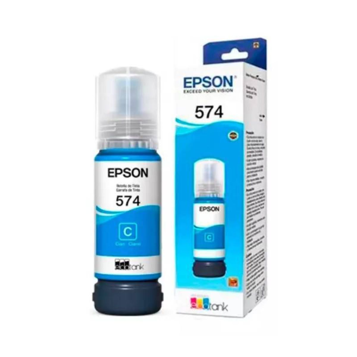 EPSON - Tinta Epson 574 Cyan Botella 70ML