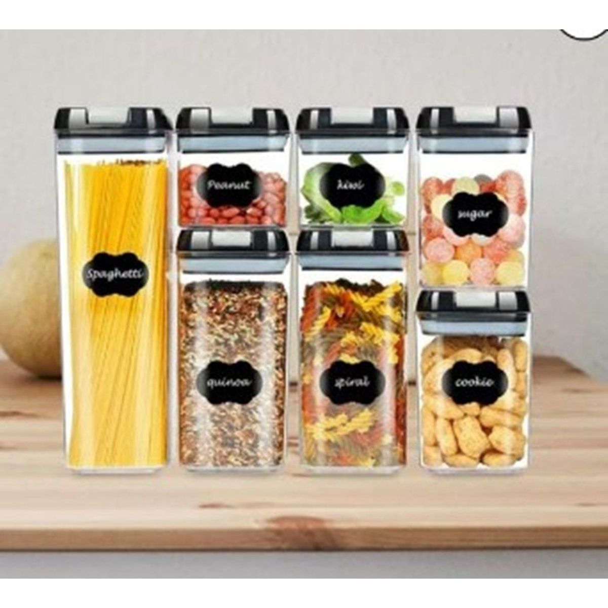 GENERICO - Set de  7 Contenedores  Multiusos  Para Almacenamiento A1