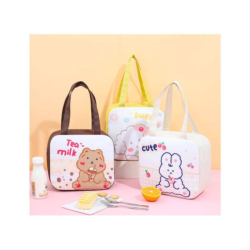GENERICO - Lonchera Infantil Térmica con Cierre Kawaii - Niña