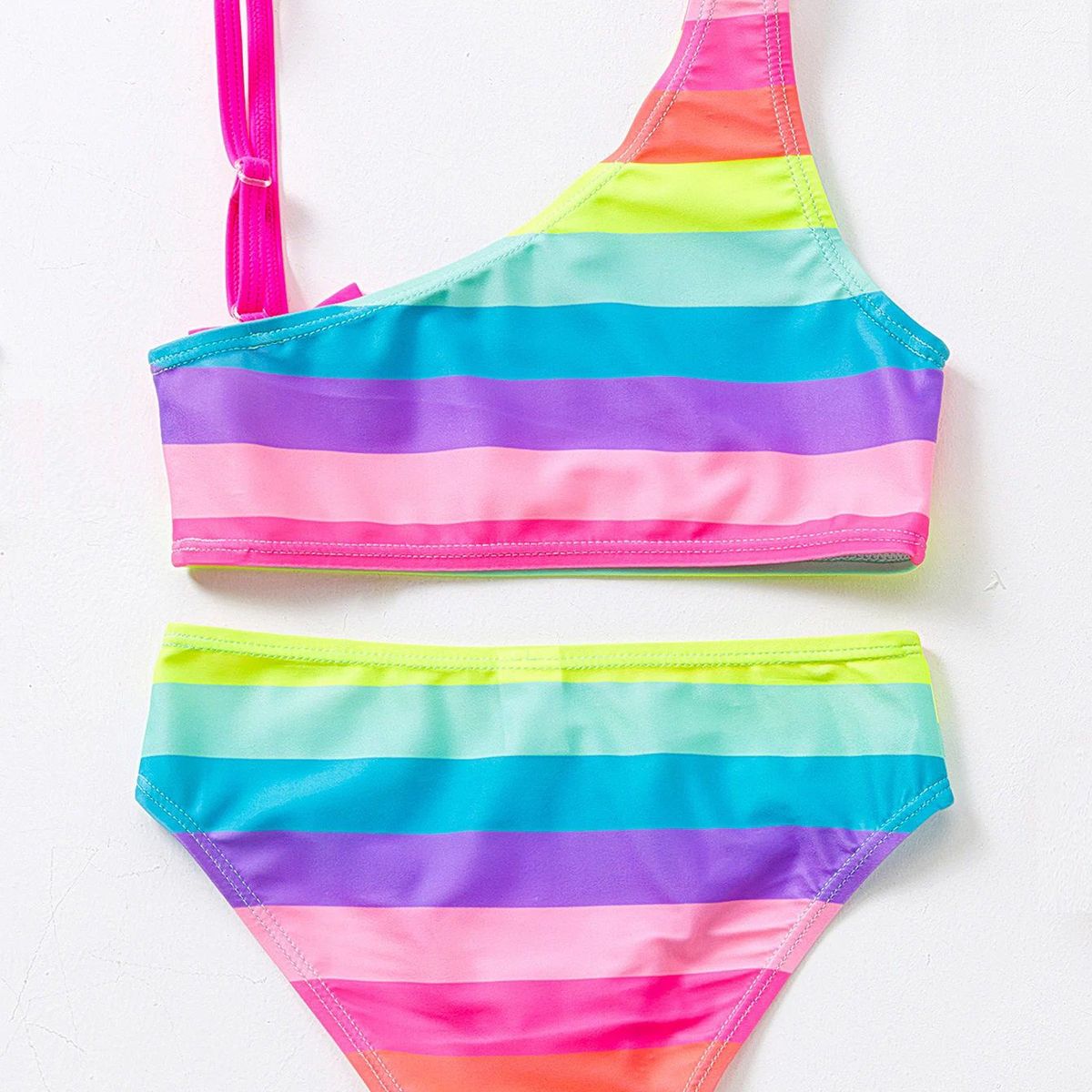 GENERICO - Ropa de Baño para Niña Bikini Arcoiris