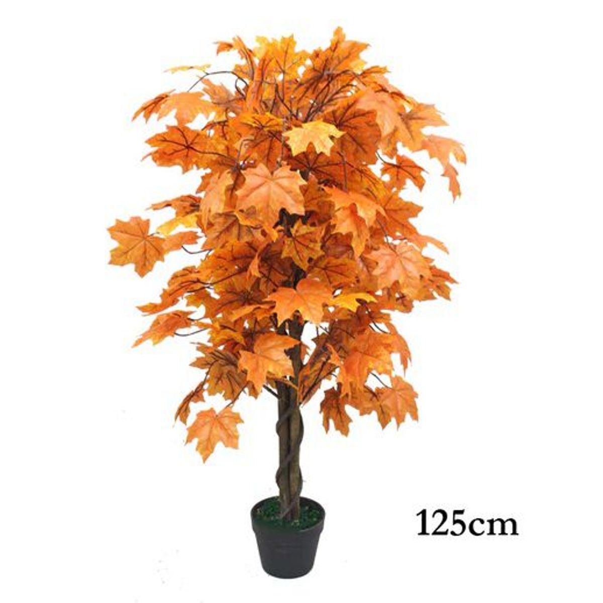 GENERICO - Planta artificial color naranja 1.25 m.