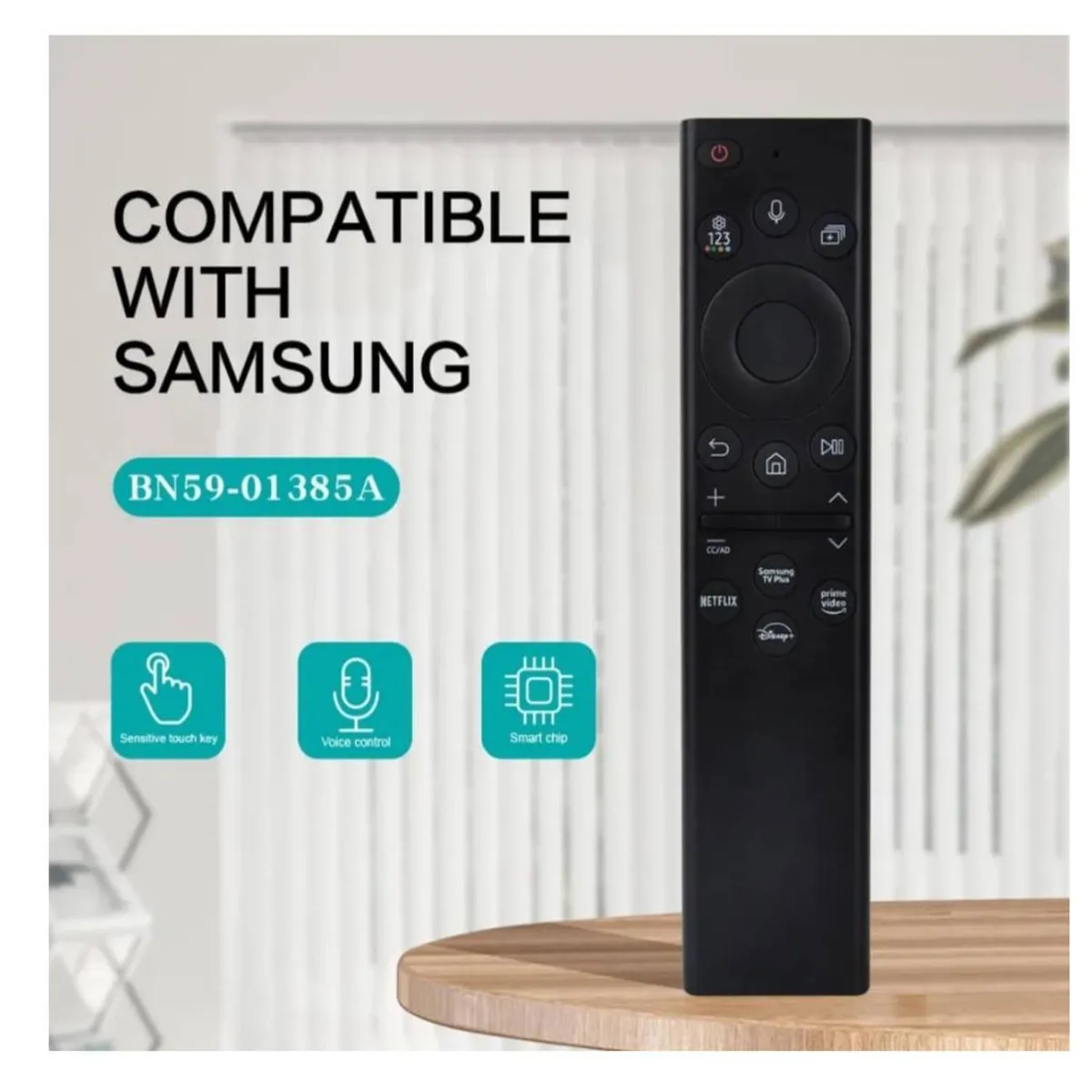 GENERICO - Control Samsung Smart Tv con Voz Modelo: BN59-01385A  2022