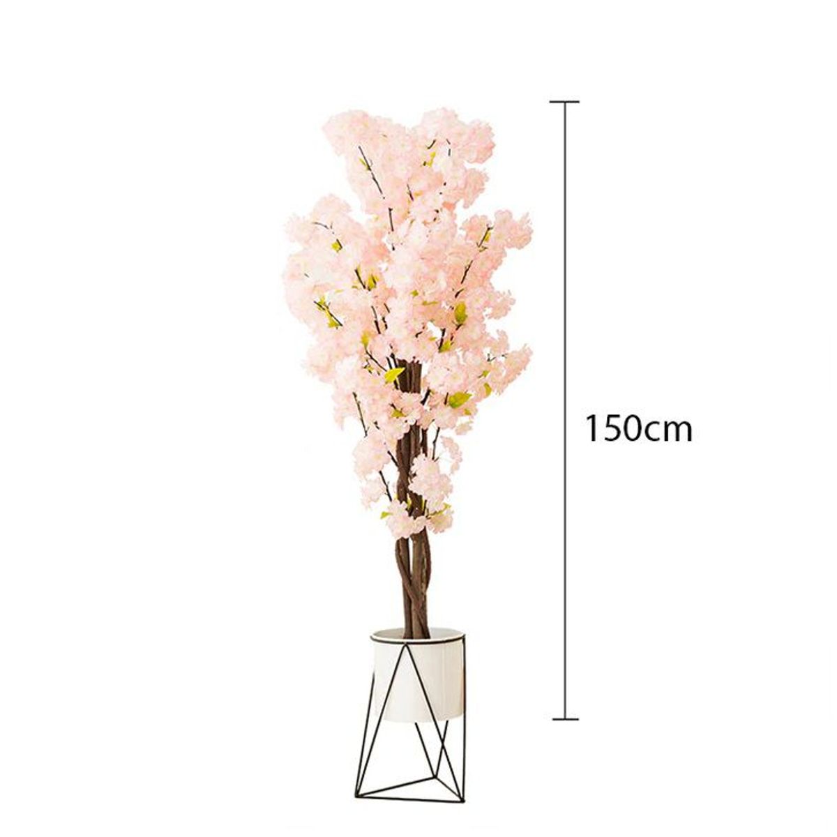 GENERICO - Planta artificial color rosa 1.50 m.