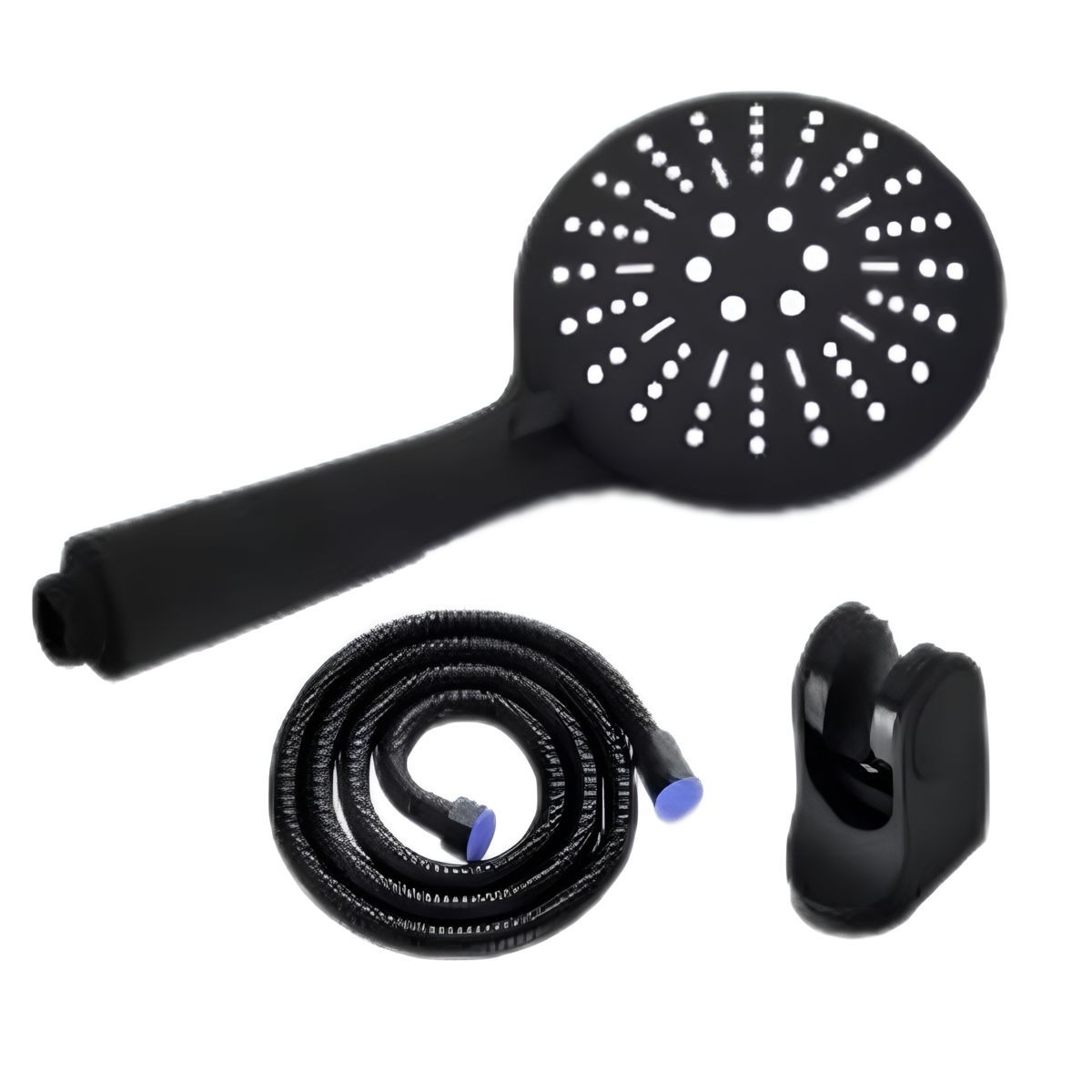 GREEN HOUSE - DUCHA TELEFONO NEGRO 3 FUNCIONES  ABS