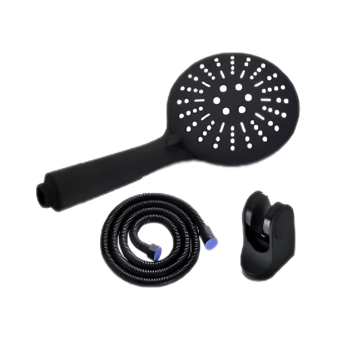 GREEN HOUSE - DUCHA TELEFONO NEGRO 3 FUNCIONES  ABS