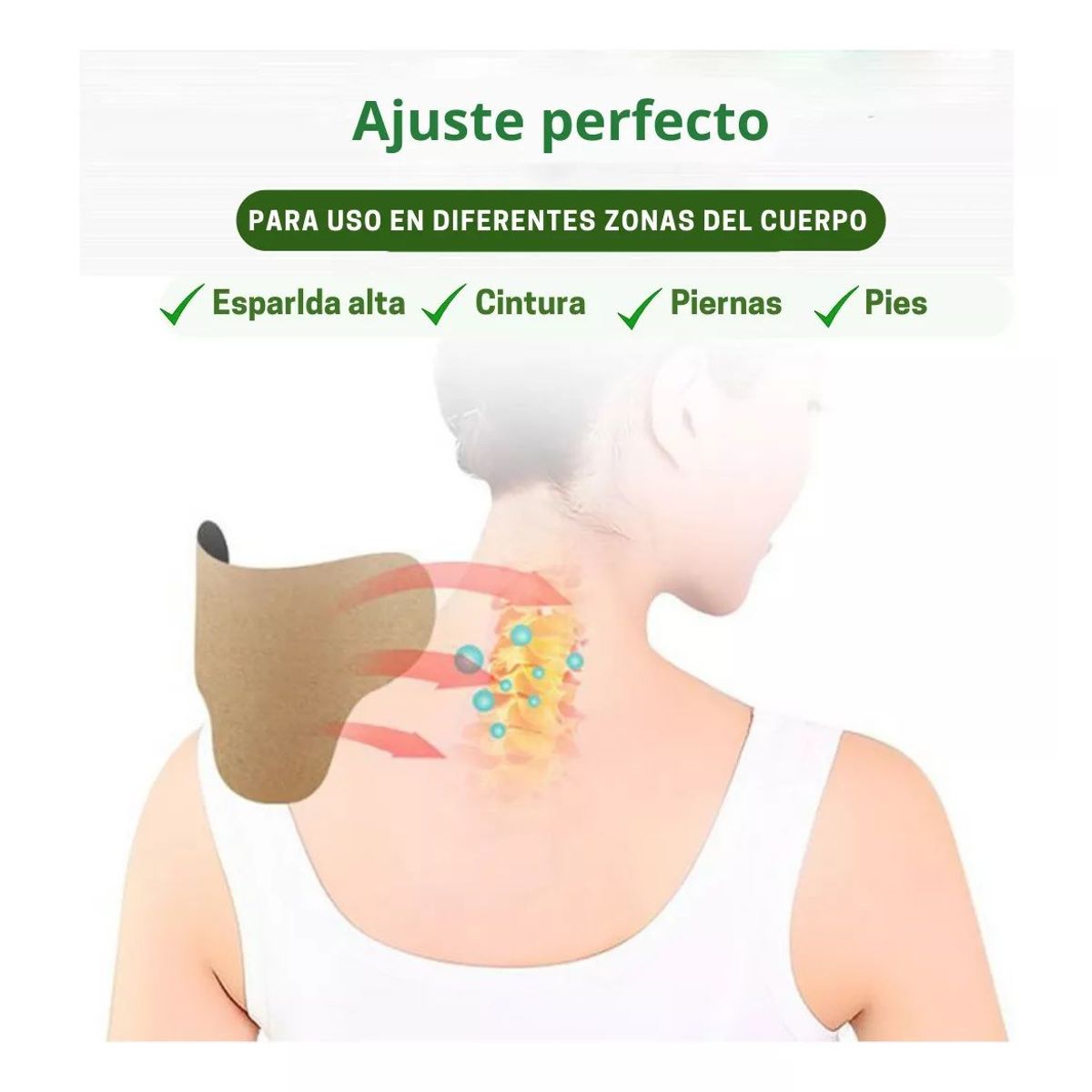 GENERICO - Pack de 10 Parches para Alivio del Dolor Cervical