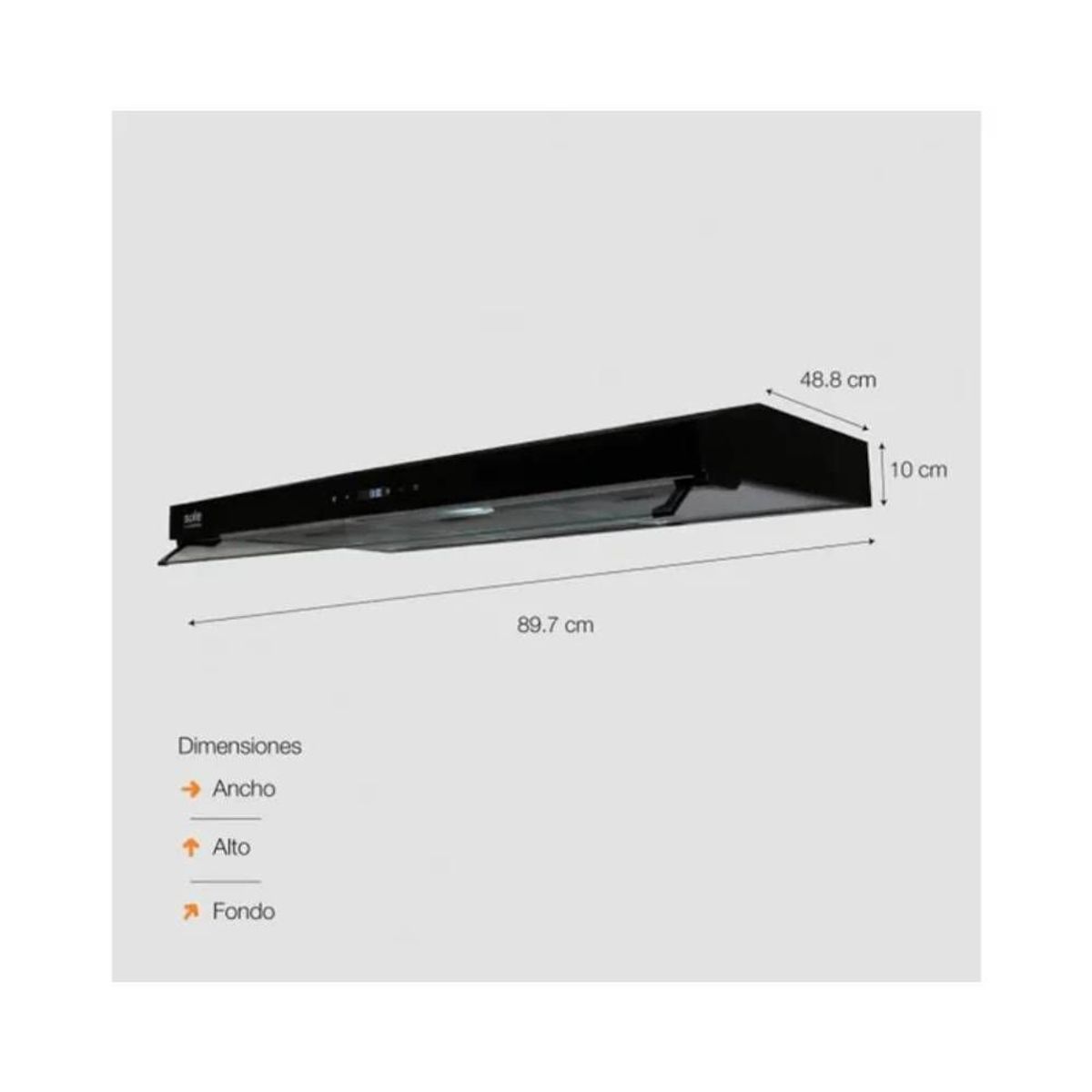 SOLE - Campana Extractora Sole TURE19CO 90cm