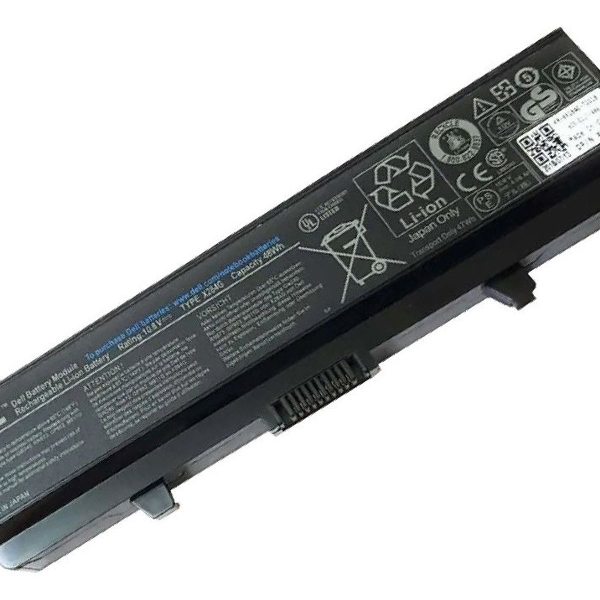 GENERICO - BATERIA PARA LAPTOP DELL X284G 48Wh 10.8V 6 CELDAS GW240 K450N M911G