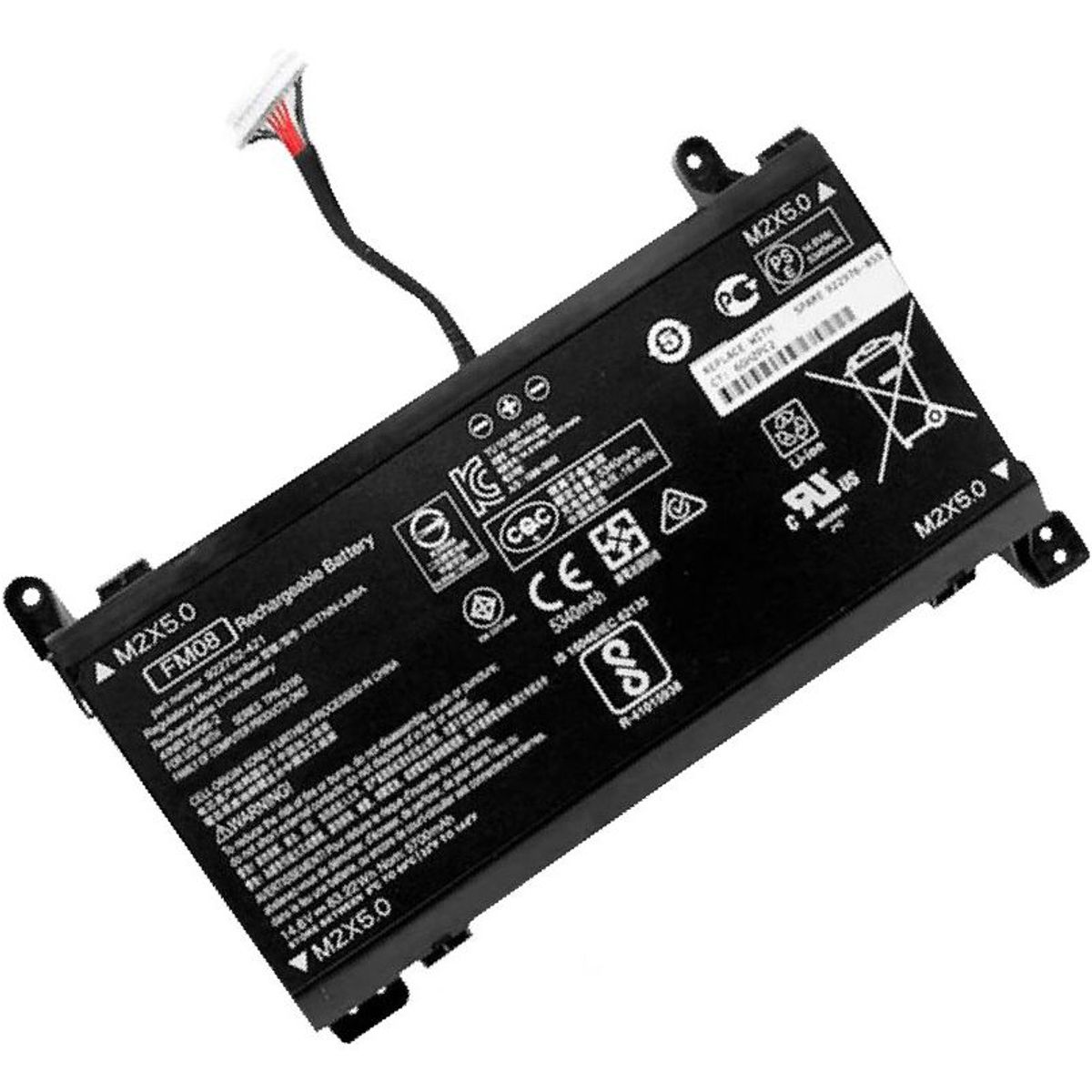 GENERICO - BATERIA PARA LAPTOP FM08 86Wh 14.4V 8 CELDAS 16 CABLES OMEN 17-AN000