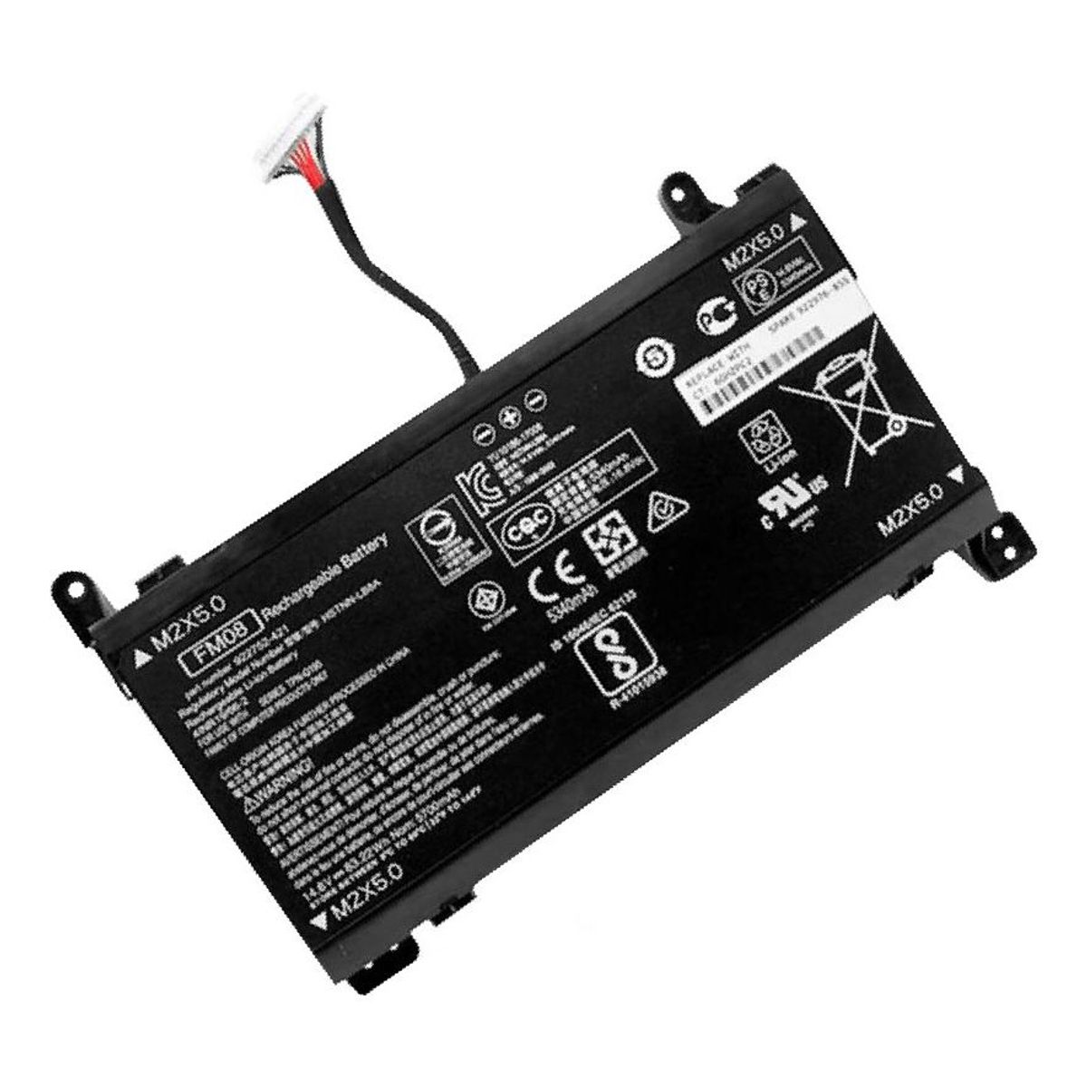 GENERICO - BATERIA PARA LAPTOP FM08 86Wh 14.4V 8 CELDAS 16 CABLES OMEN 17-AN000