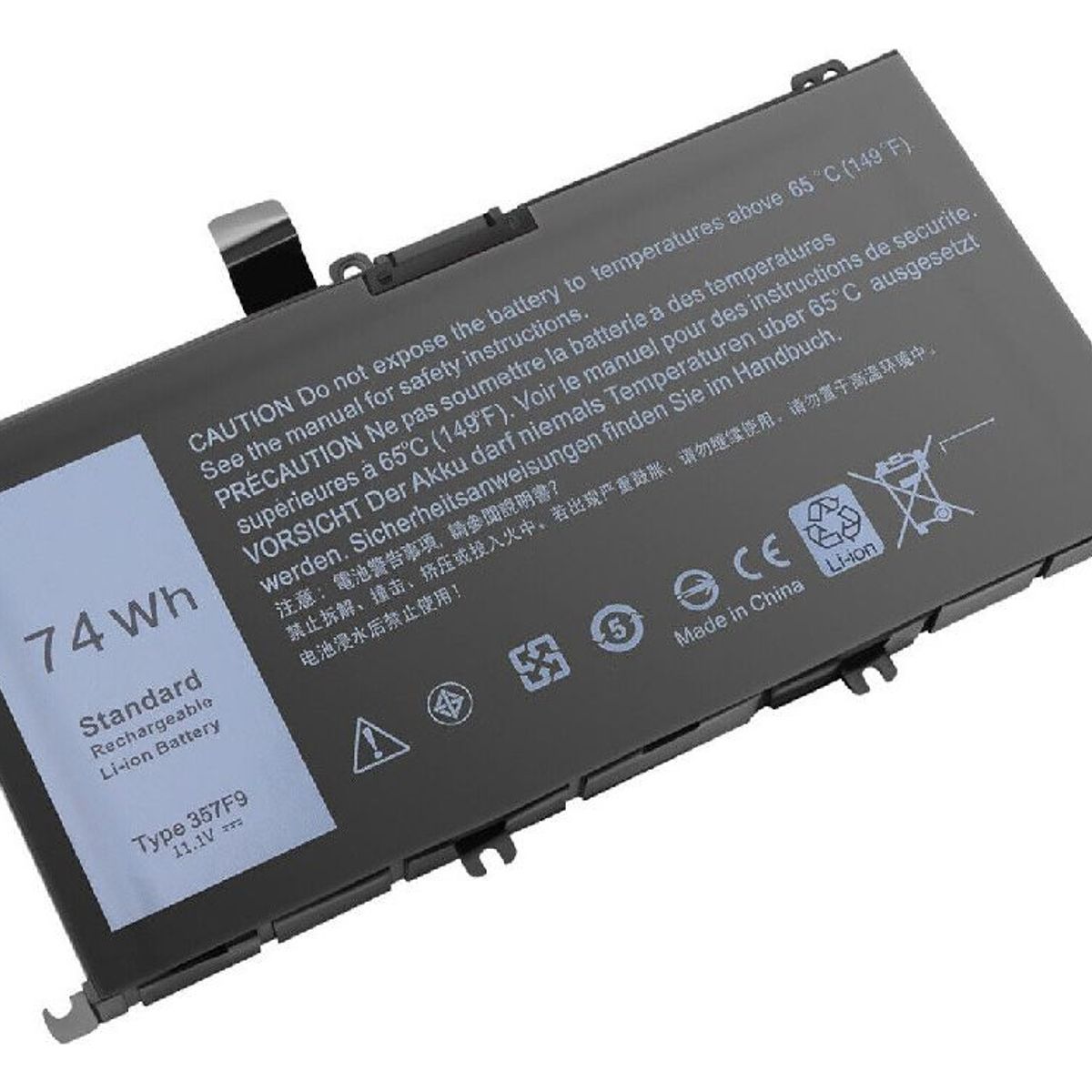 GENERICO - BATERIA PARA LAPTOP DELL 357F9 74Wh 11.4V 3 CELDAS 15-5000 14-BA051CL