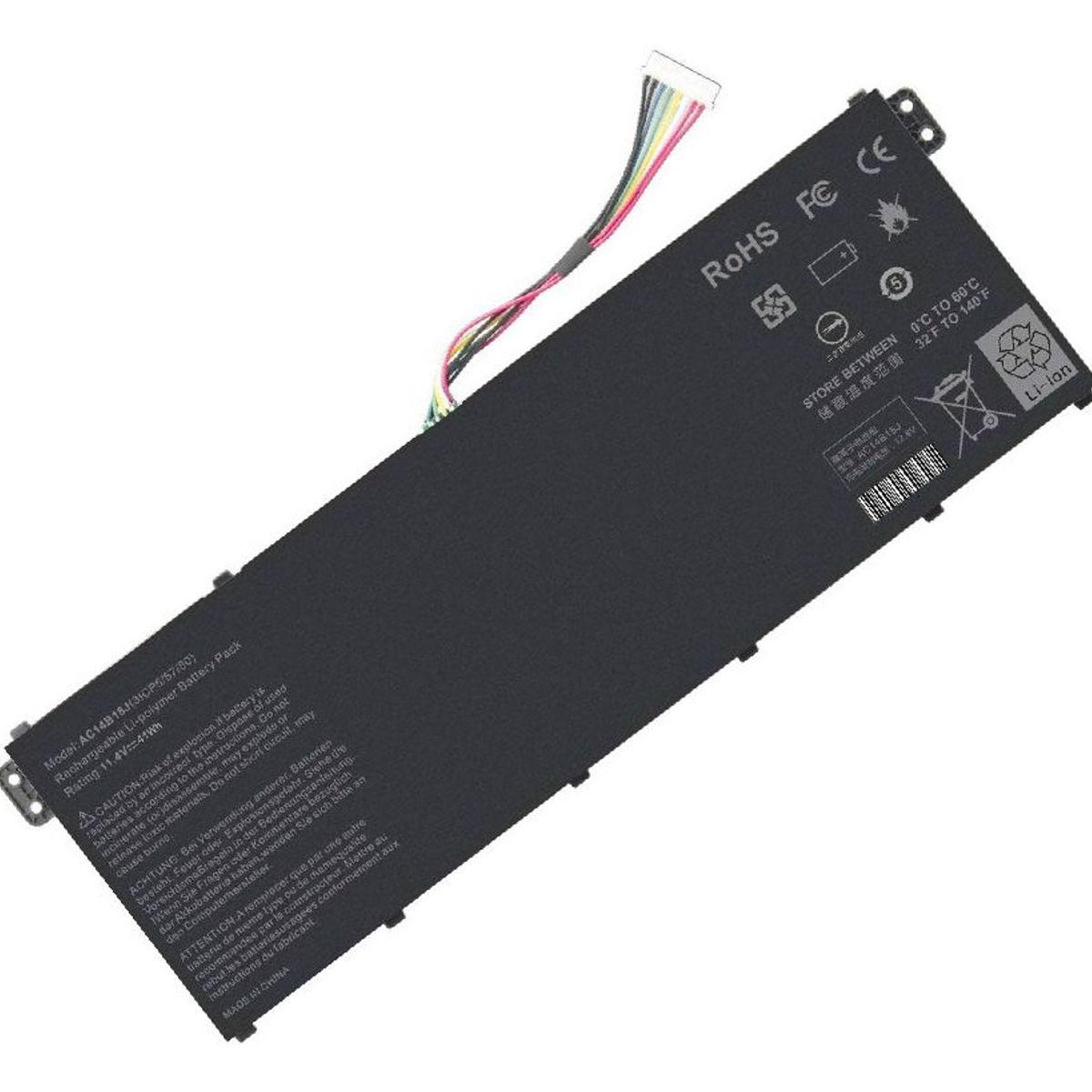 GENERICO - BATERIA PARA LAPTOP ACER AC14B18J 36Wh 11.4V 3 CELDAS E3-111 E3-112