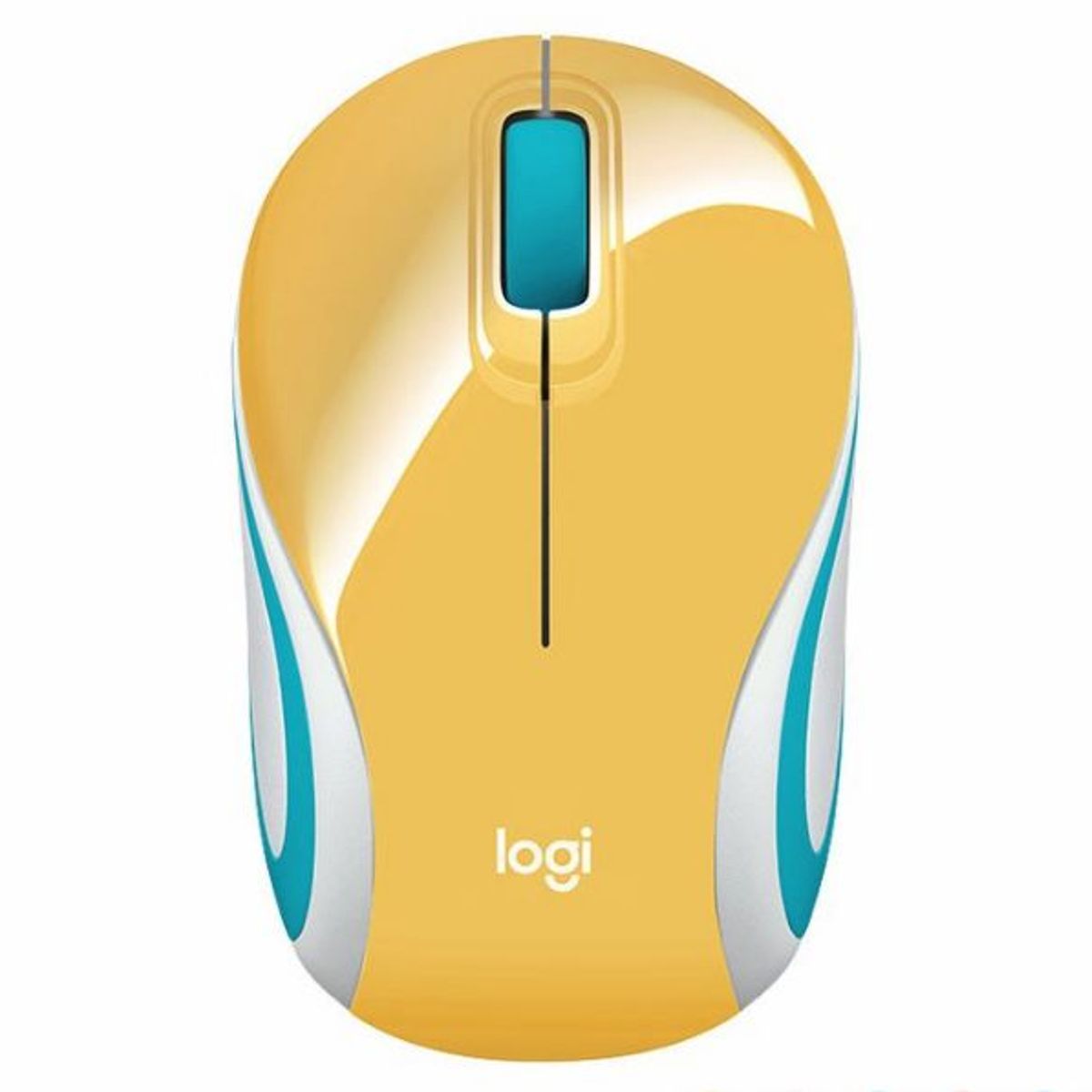 LOGITECH - Mouse Logitech M187 Nano Mini Wireless Amarillo