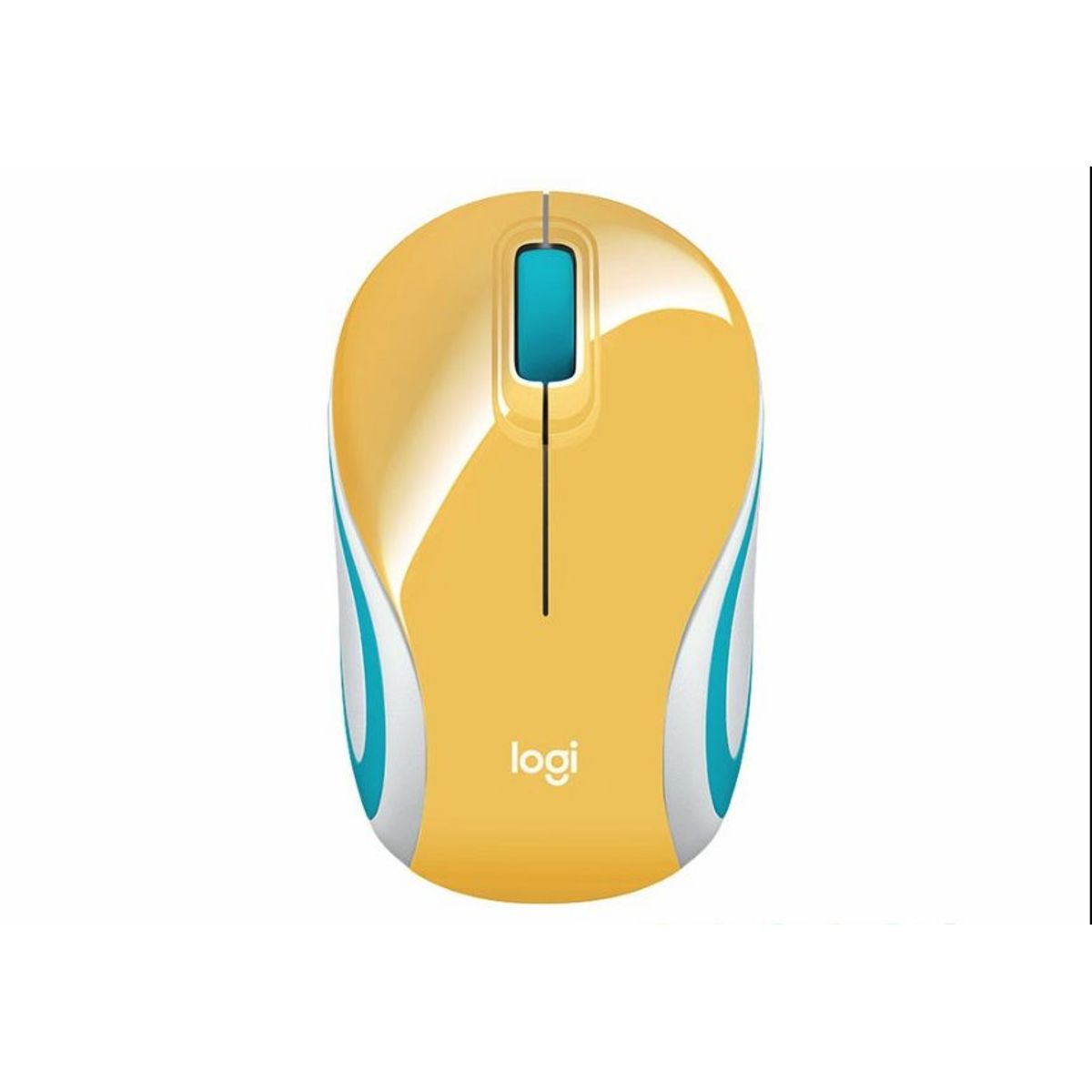 LOGITECH - Mouse Logitech M187 Nano Mini Wireless Amarillo