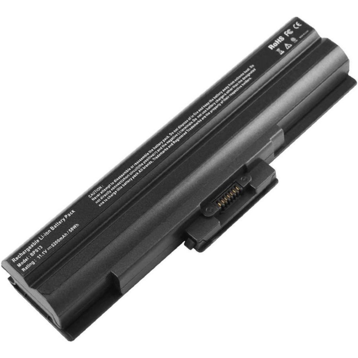 GENERICO - BATERIA PARA LAPTOP SONY BPS13 BPS21 49Wh 11.1V 6 CELDAS VGN-AW