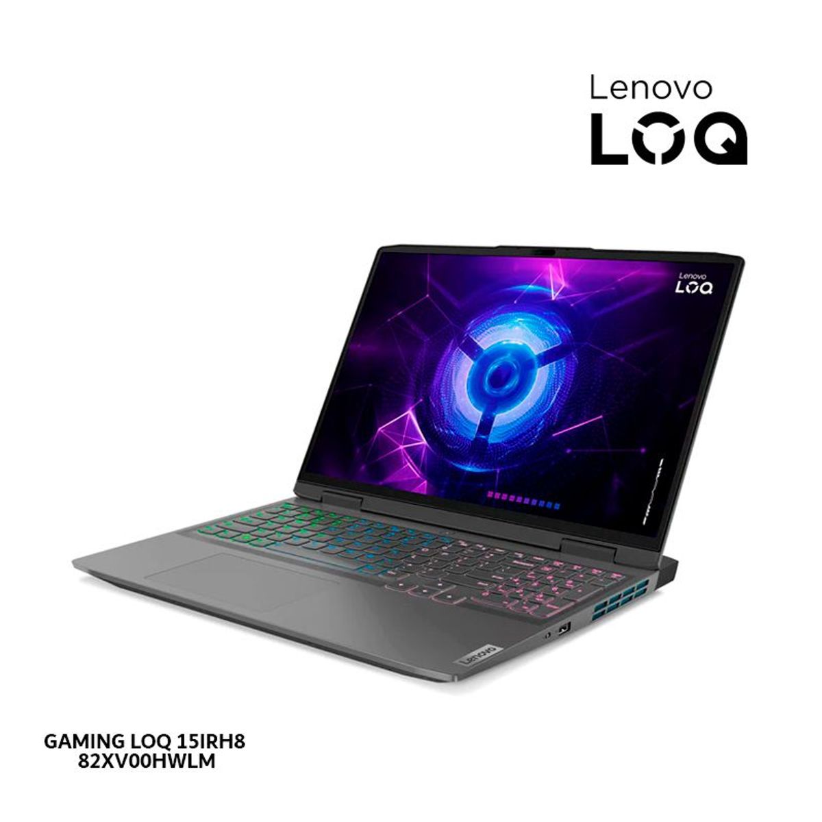 LENOVO - Laptop Lenovo LOQ 15IRH8 I7-13620H 16Gb DDR5 512Gb SSD/T. Video RTX 4050 6Gb/ 15.6” FHD/ 82XV00HWLM