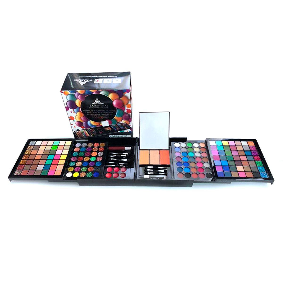 GENERICO - Set de Maquillaje Completo Tipo Maletita