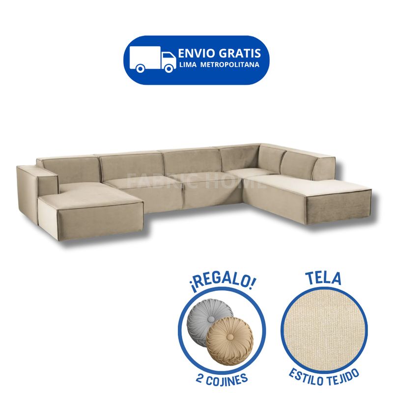 GENERICO - Seccional Derecho Lujo Vitoriano - Beige