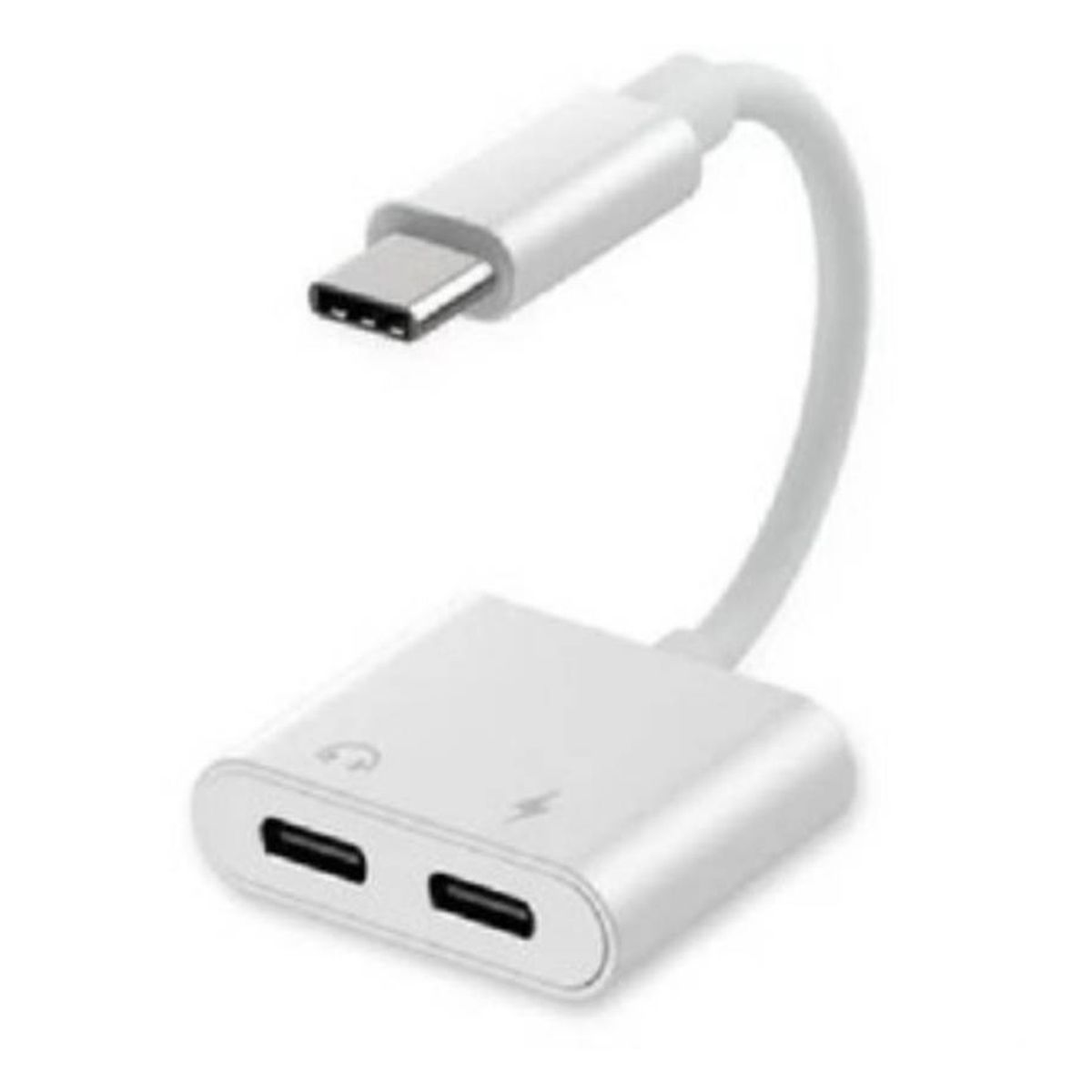 XO SIMPLE IS BEAUTY - Adaptador de Audio y Carga XO-NB172C Dual Usb C Doble Type C