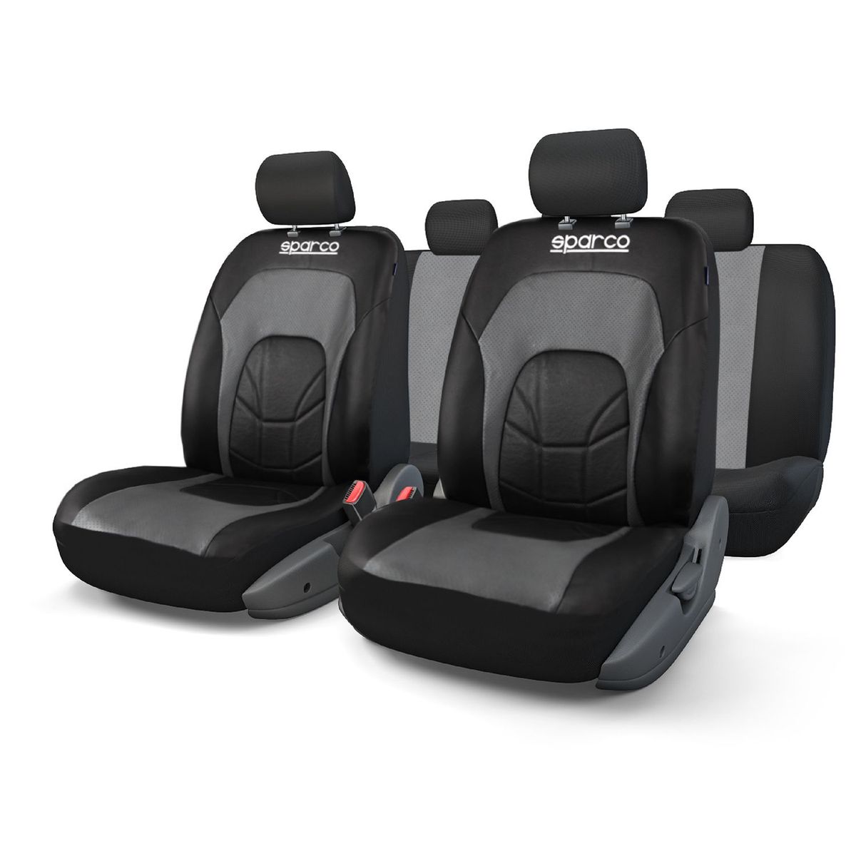 SPARCO - Set de Fundas Cubre Asiento SPARCO PRIMNGGR SPC3500GR