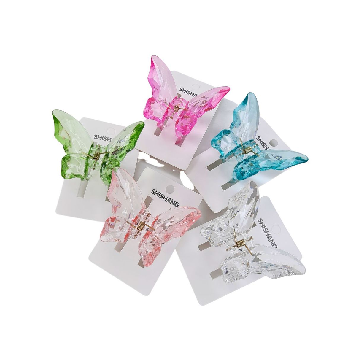 GENERICO - Gancho mariposa aesthetic verde