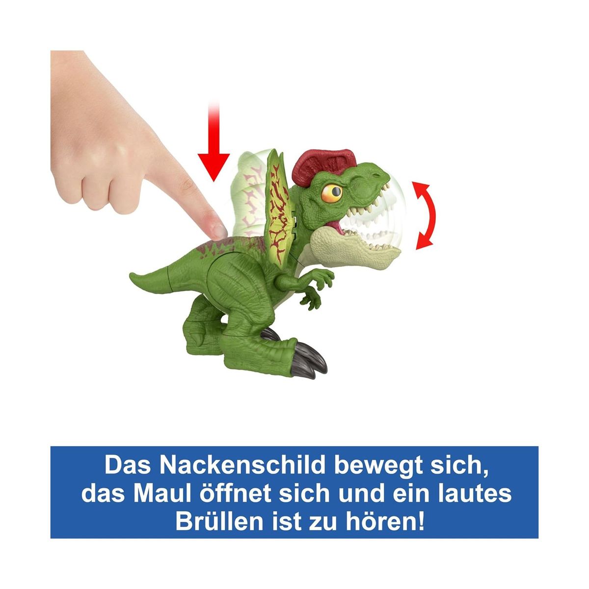 MATTEL - Mattel Jurassic World Dinosaurio Desencadenado Dilophosaurus