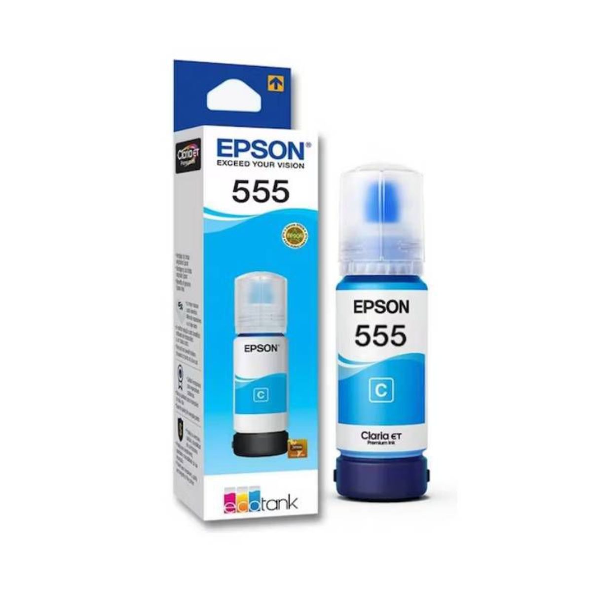 EPSON - Tinta Epson 555 Cyan Botella 70ML
