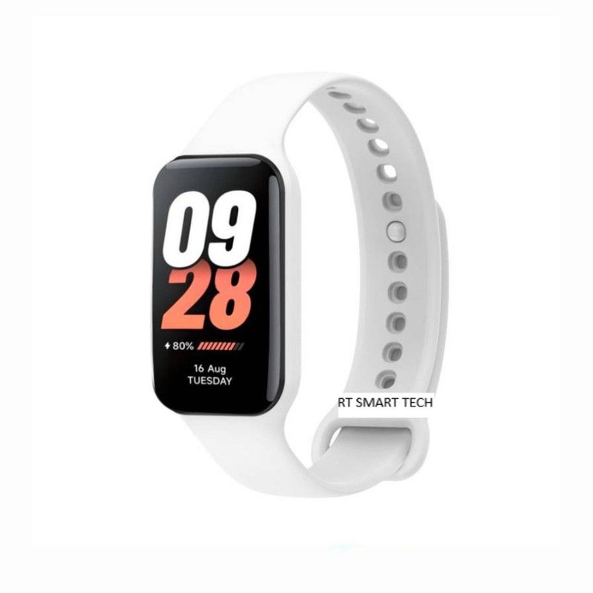 GENERICO - Correa Compatible Para Xiaomi Band 8 Active - Blanco
