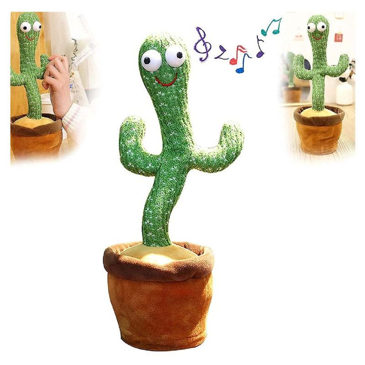 GENERICO - Juguete Musical Cactus Bailarín Recargable