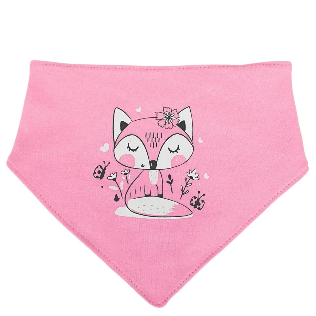 GENERICO - Bandana Babero con broche - 0 a 12 meses  - KM05