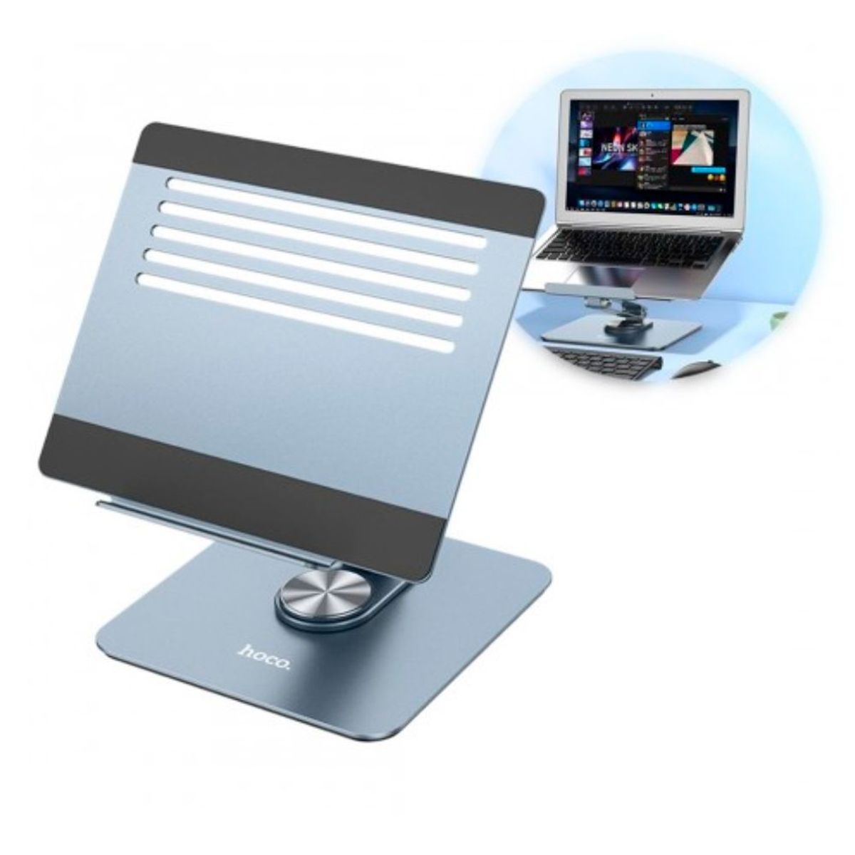 HOCO - Soporte para Laptop y Tablet HOCO PH52 hIdraulico Plegable Regulable