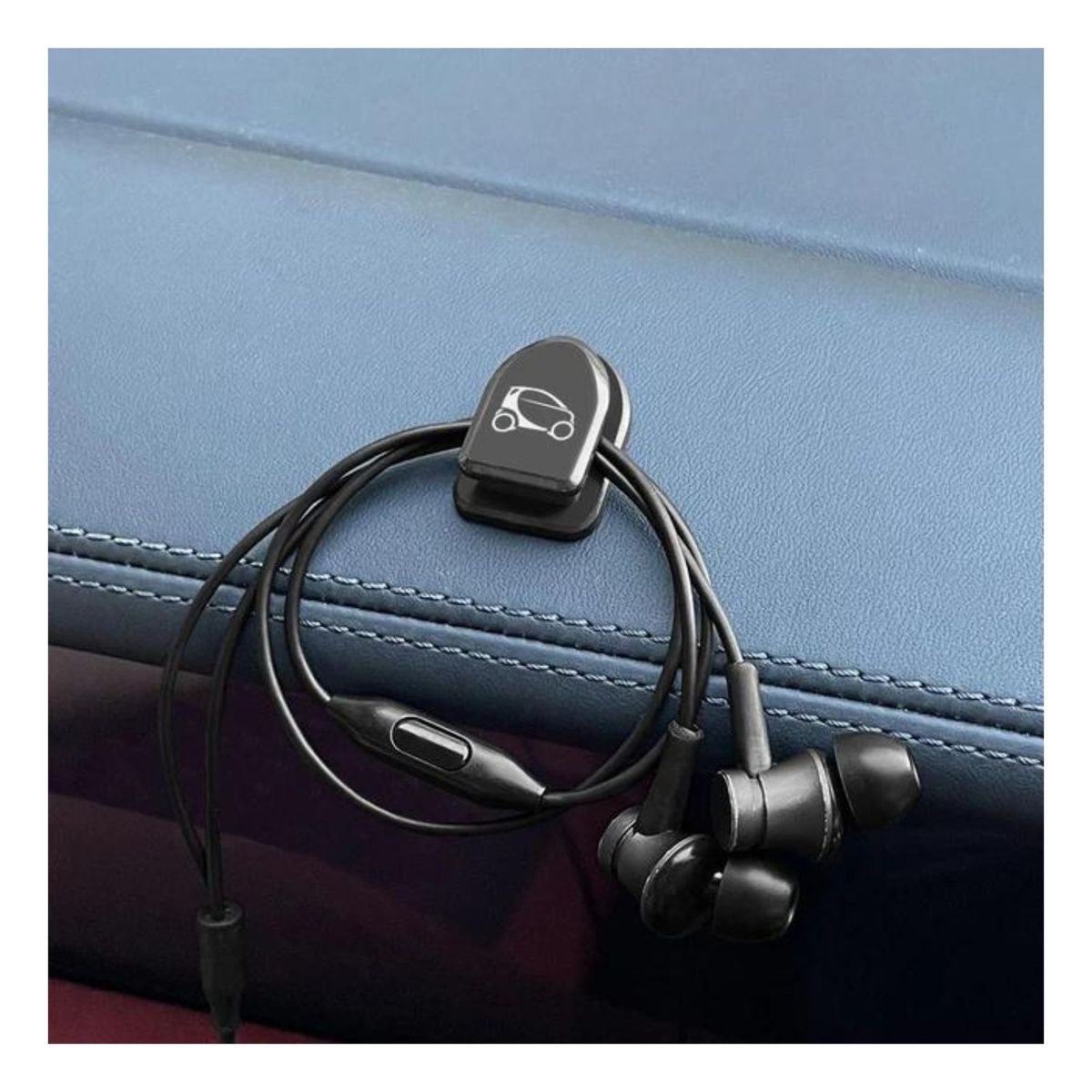 GENERICO - Pack de 4 sujetadores de cables, llaves para Autos