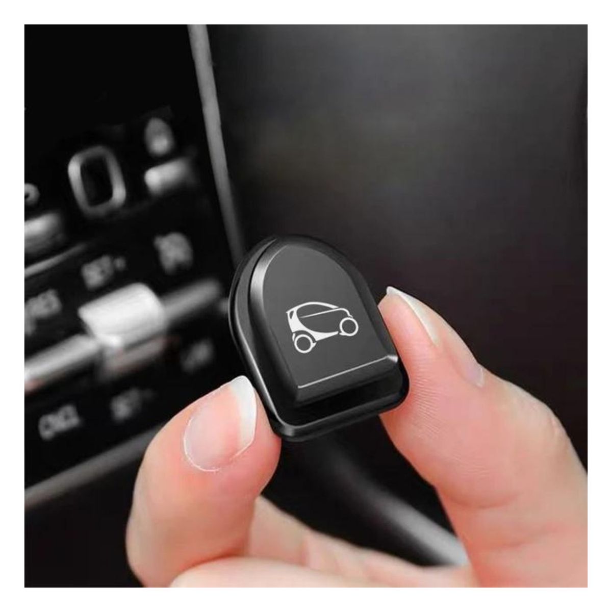 GENERICO - Pack de 4 sujetadores de cables, llaves para Autos