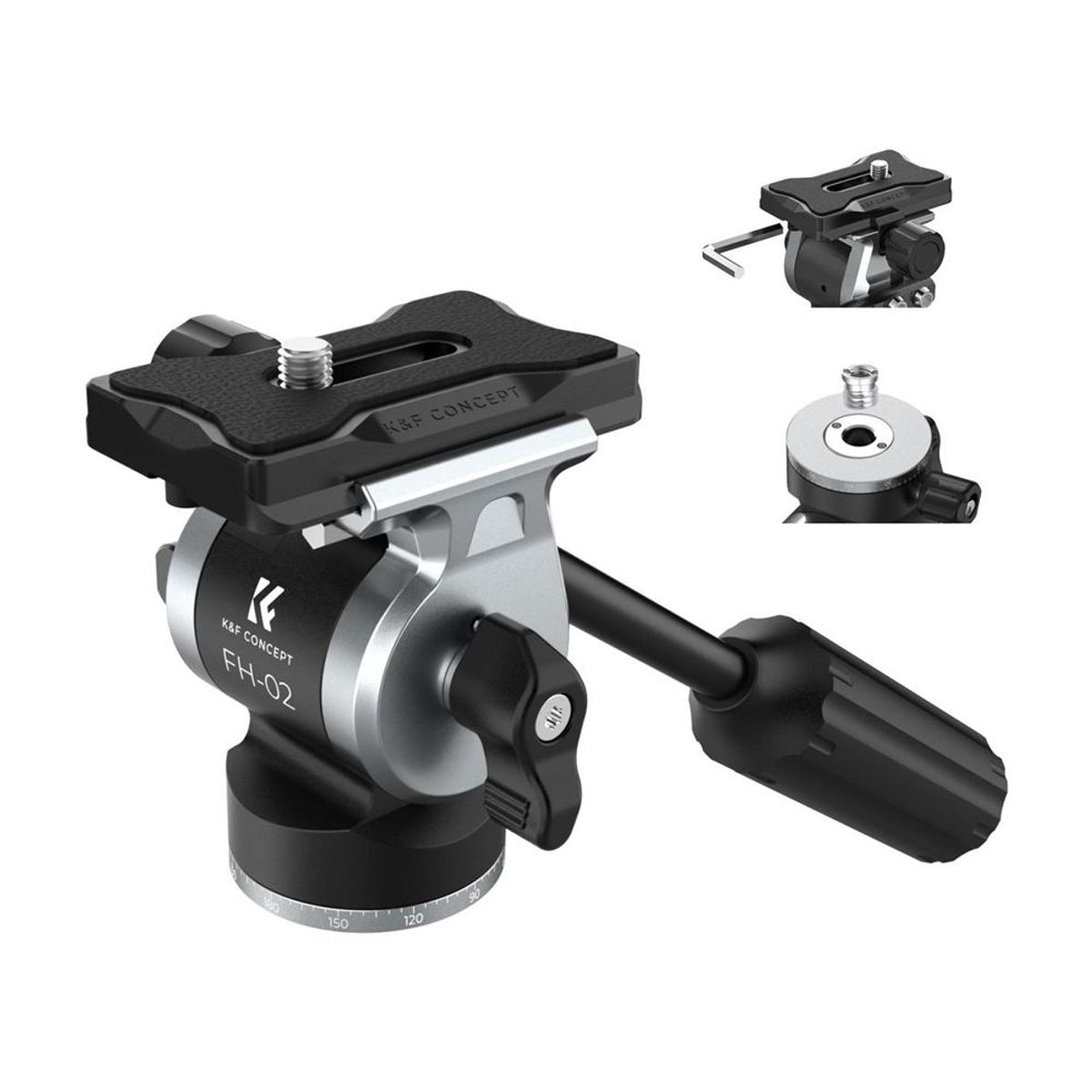 K&F CONCEPT - Fluid Head  K&F Concept KF31.072.