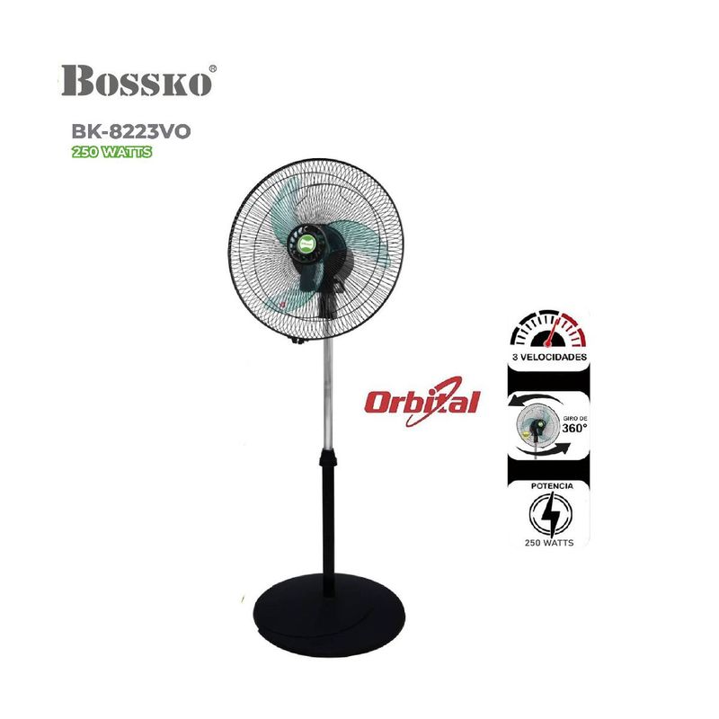 BOSSKO - Ventilador BOSSKO Orbital 2 En 1 BK-8223VO De 16 " 250w