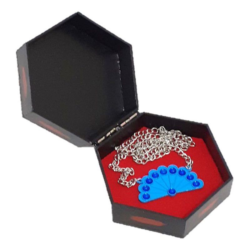 GENERICO - COLLAR PAVO REAL CON CAJA INDIVIDUAL MIRACULUS LADYBUG