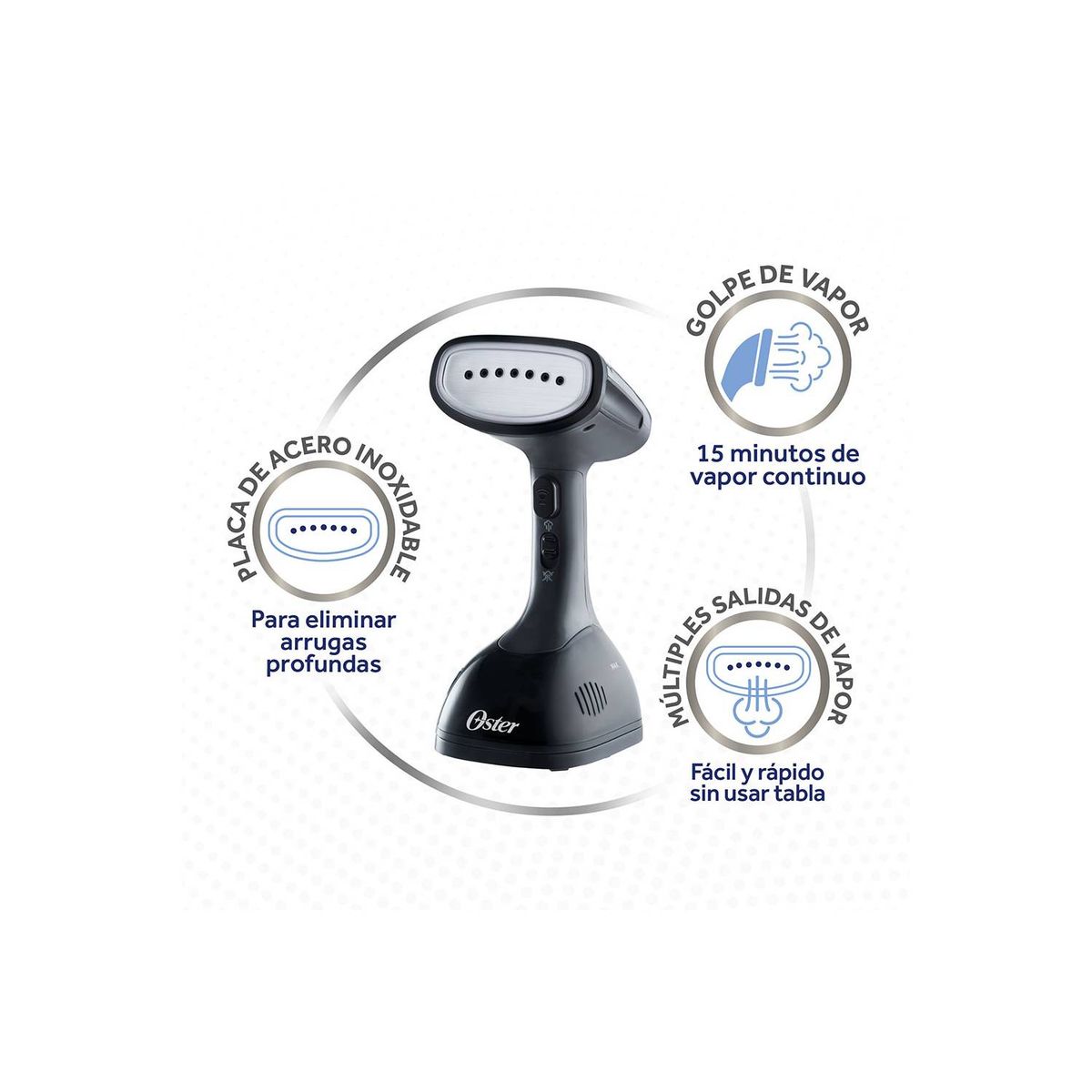 OSTER - Vaporizador de telas portátil Oster® GCSTES100