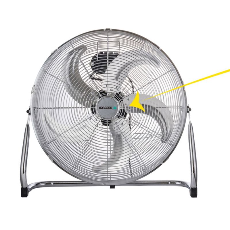 GENERICO - VENTILADOR 20" ICE COOL 2 EN 1 PISO Y PARED 120W