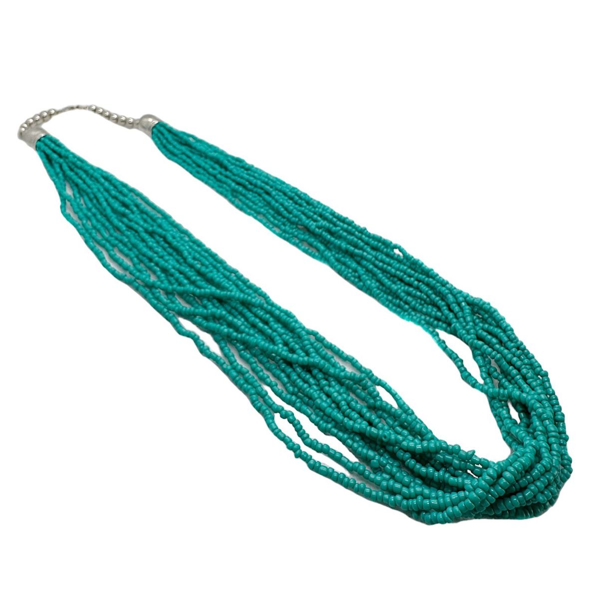 GENERICO - Collar con Mostacillas Turquesas - Varias Vueltas
