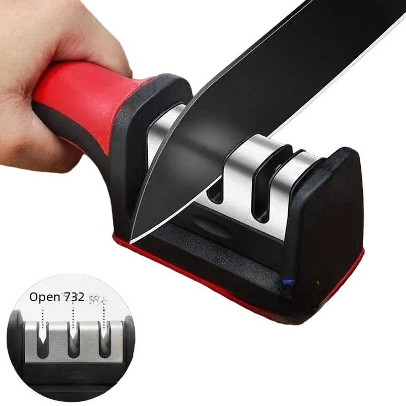 GENERICO - Afilador de cuchillos tijeras navajas en forma manual