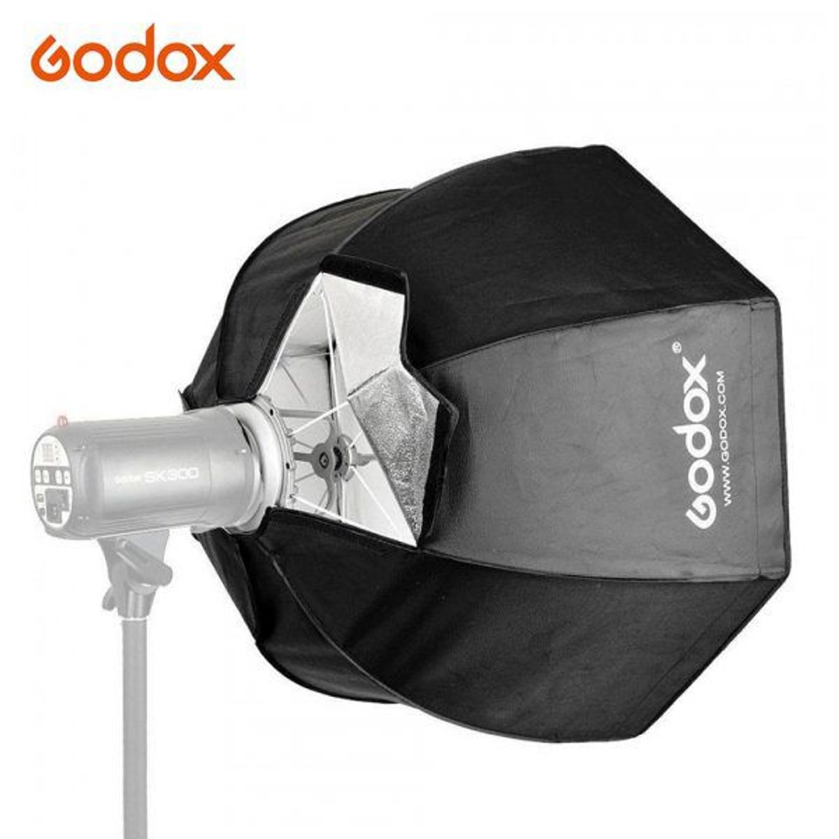 GODOX - DIFUSOR GODOX OCTAGON 120CM ARMADO RAPIDO BOWENS MONT  GRID