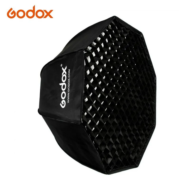GODOX - Softbox Octagonal GODOX de 120cm Montura Bowens con Grilla