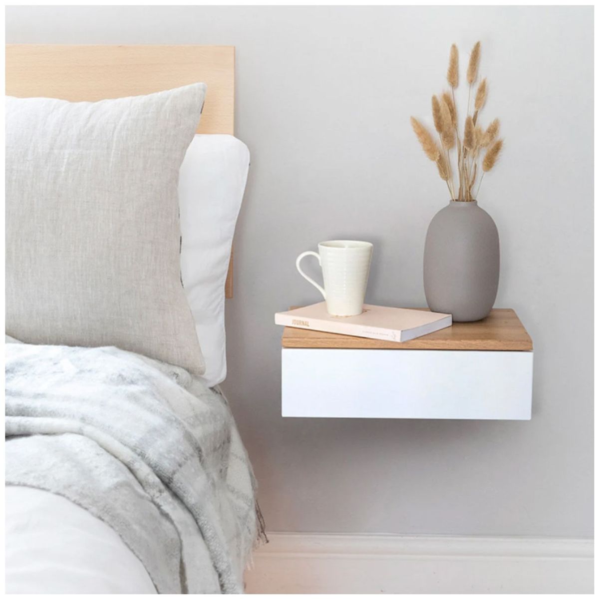 VENTITAS HOME - Velador Flotante Yong Ventitas Home Duna y Blanco