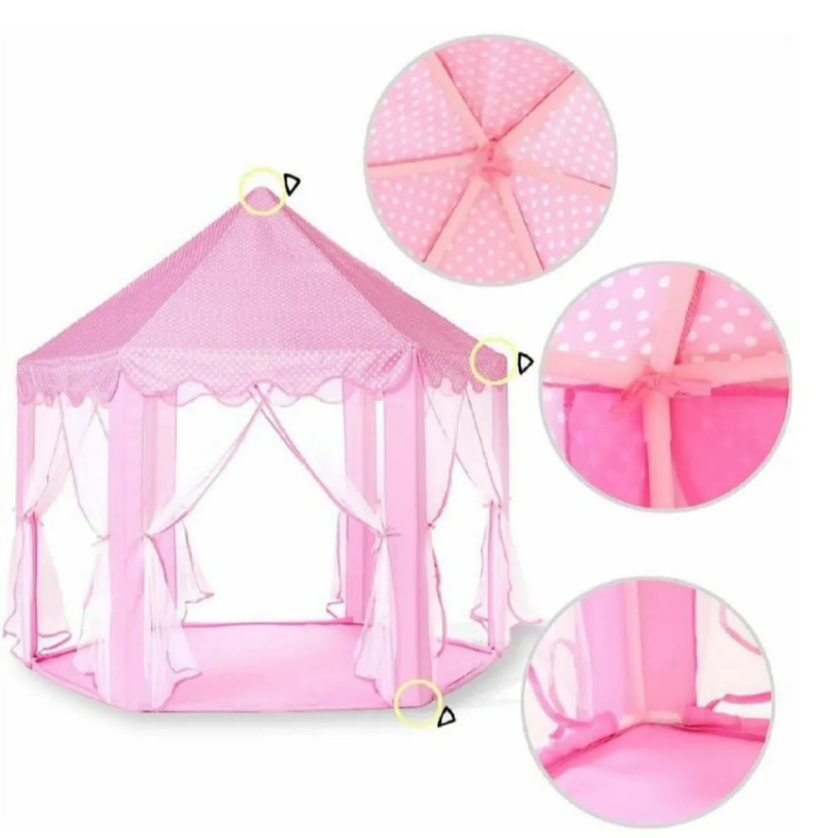 GENERICO - CARPA CASTILLO DE PRINCESAS PARA NIÑAS CAMPO JARDIN