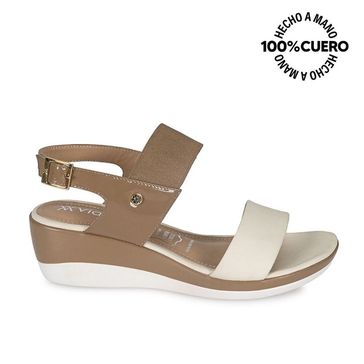 VIALE - Sandalia Strap Casual ALE-2117 Hues/Trigo Viale Cuero