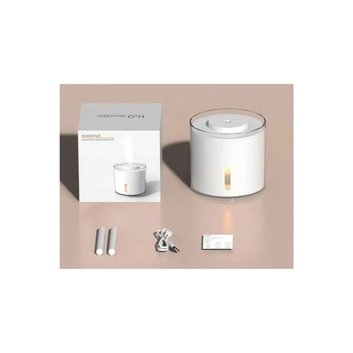 GENERICO - Humidificador USB difusor de aroma purificador económico con luz led