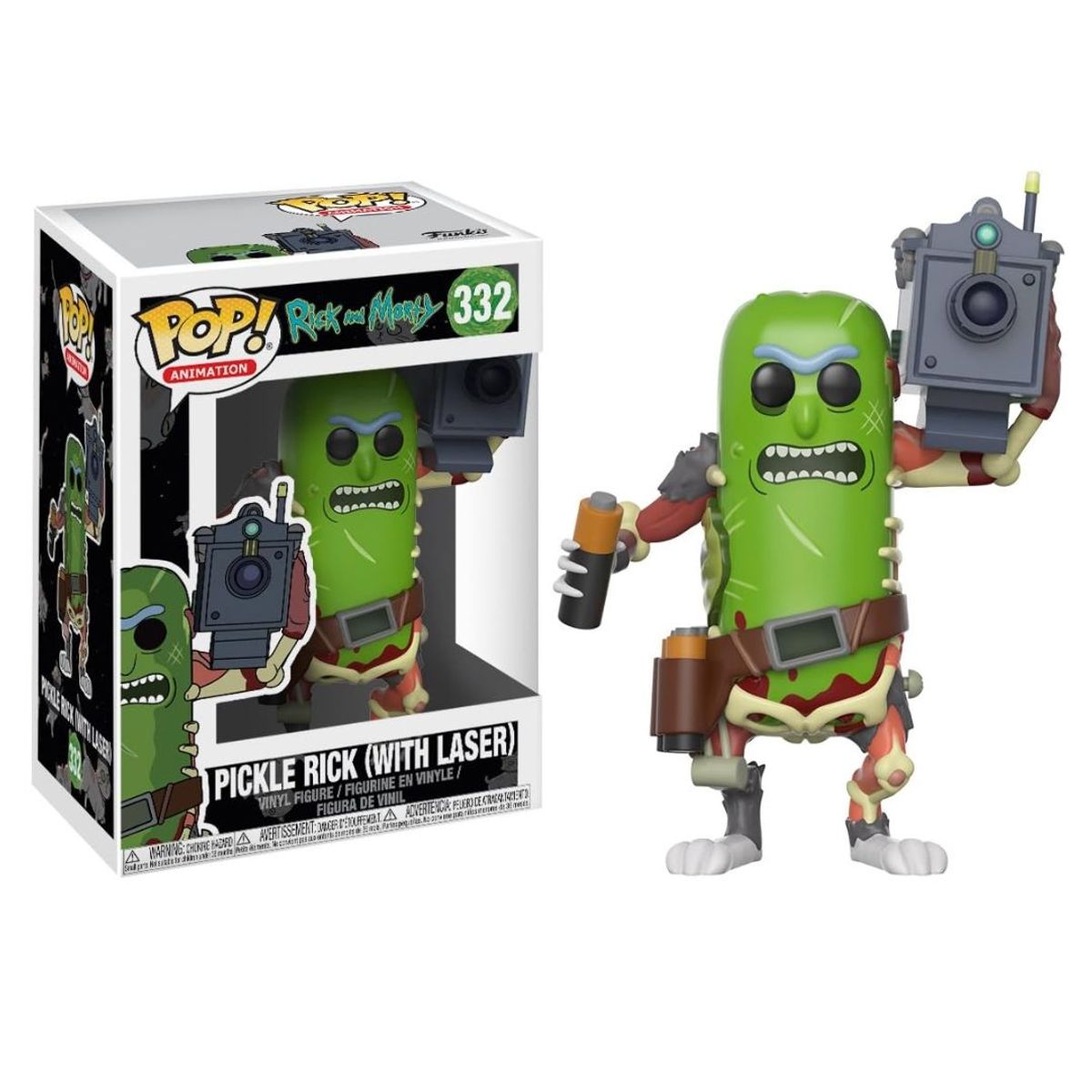FUNKO - Funko Pop Rick  Morty - Rick Pepinillo con Laser 332