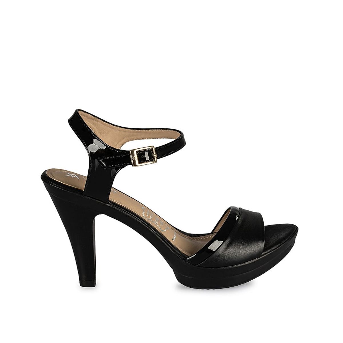 VIALE - Sandalia D'orsay Casual ALE-2403 Negro Viale Cuero
