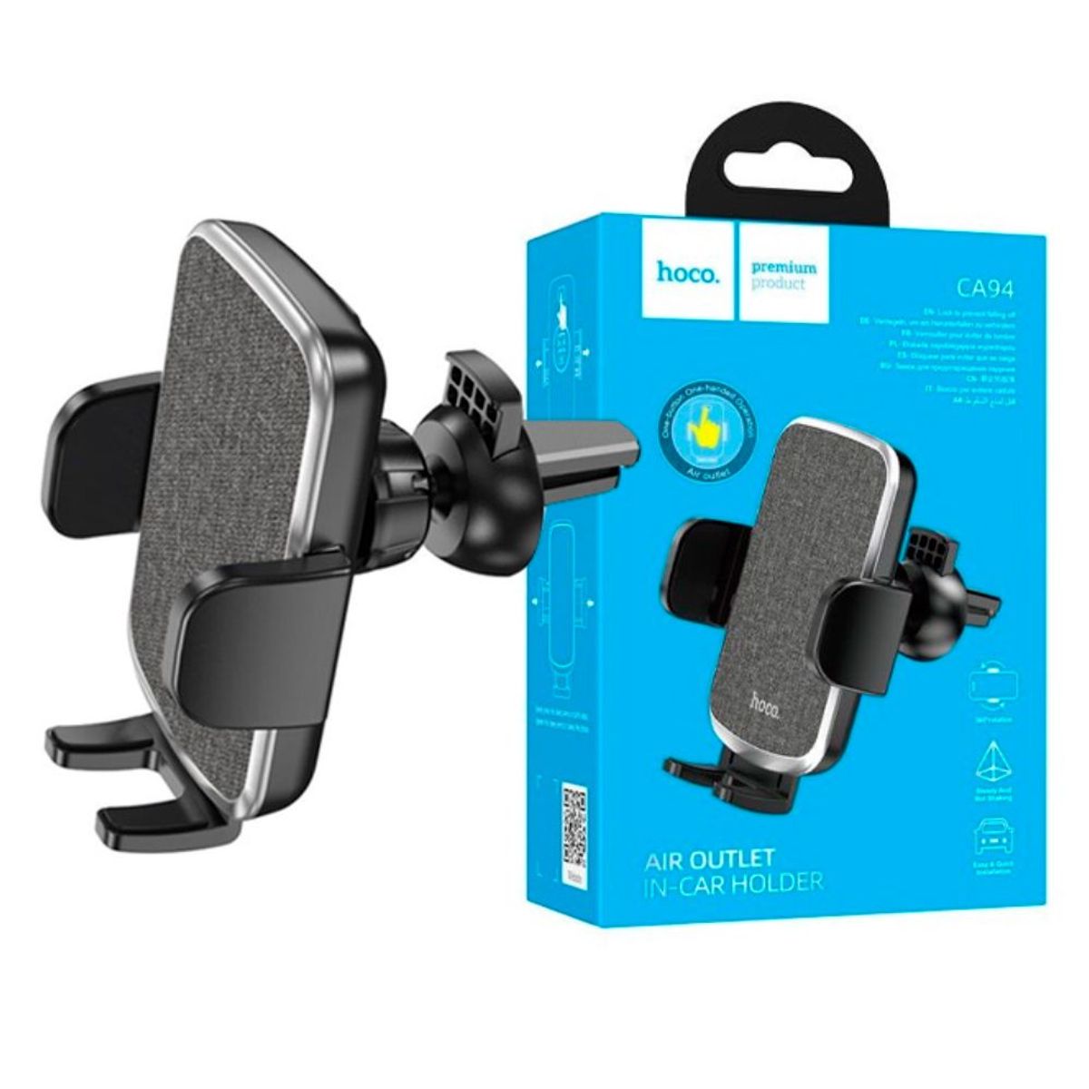 HOCO - Holder Soporte Celular Telefono de Auto Carro Giratorio 360 HOCO CA94