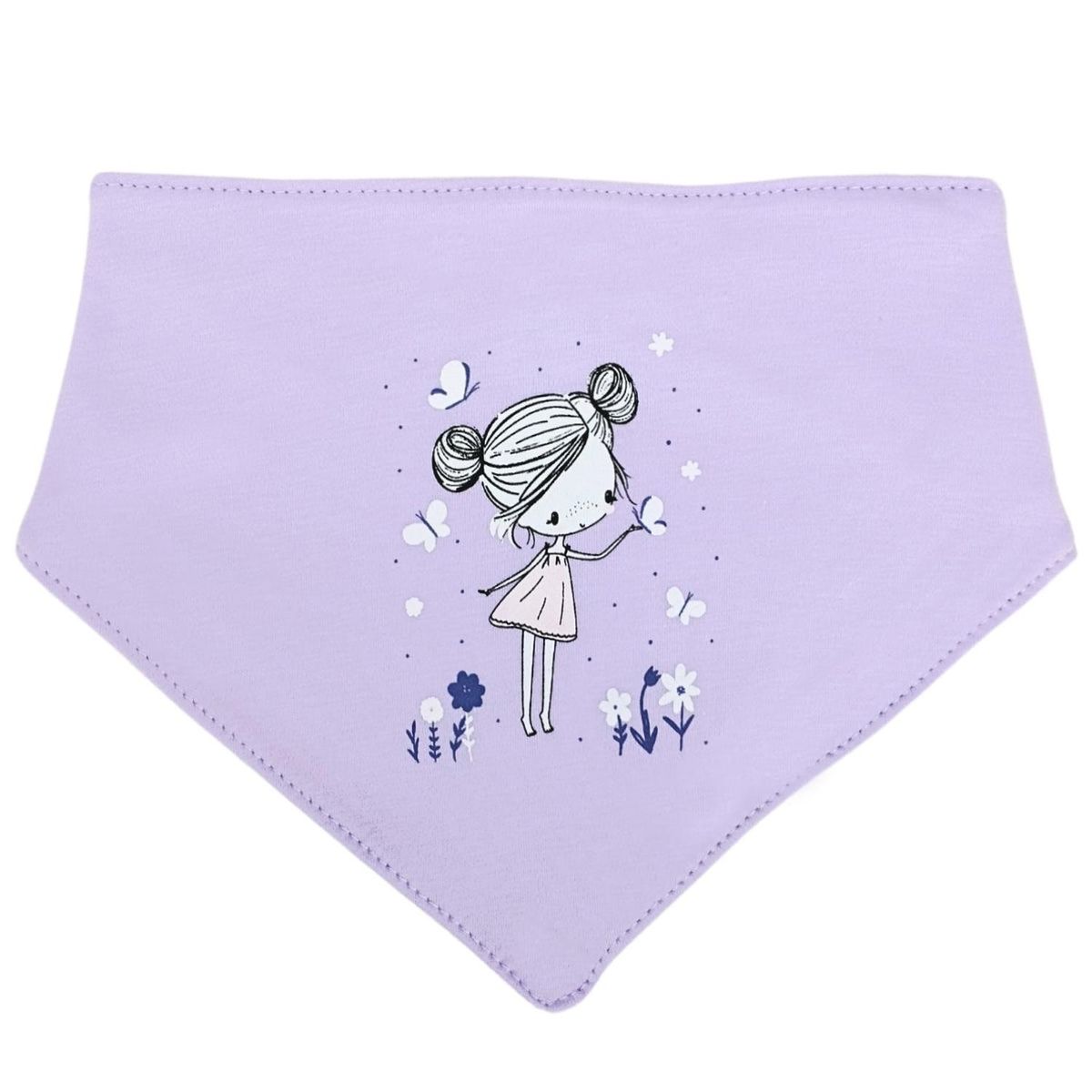 GENERICO - Bandana Babero con broche - 0 a 12 meses  - KM03